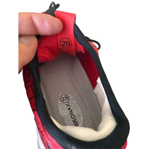 NWOT BRONAX Spider Man Inspired Slip On Lightweight Boys Sneakers-Size29 US 11.5 - Picture 8 of 8